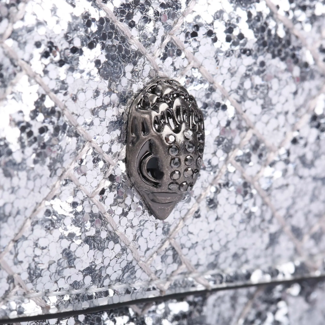 Kurt Geiger mujer londres micro kensington 2LPR63 | bolsas plata